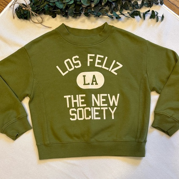 NWT THE NEW SOCIETY Newburry sweatshirt | Khaki size 3 Yrs - Picture 2 of 11